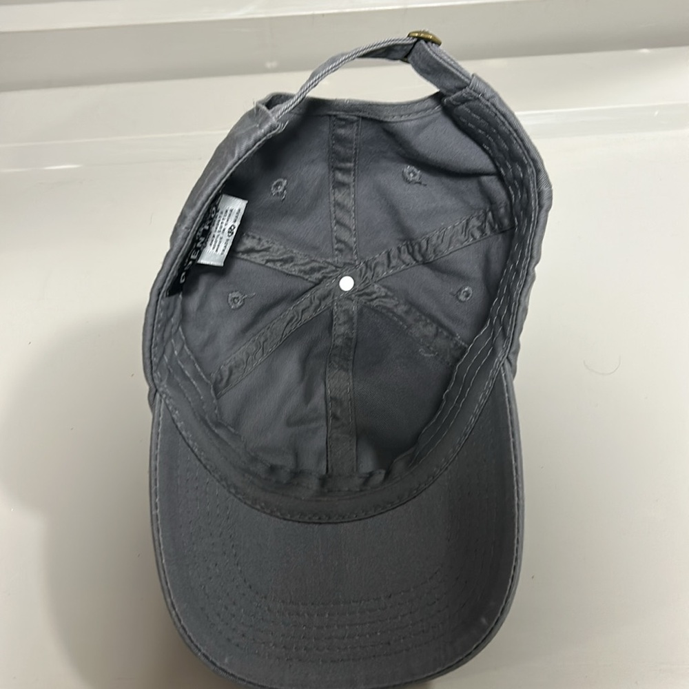 Dog Mom Paw Print Gray Baseball Cap(Hat) Embroidered 100% Cotton Adjustable OSFM - Picture 7 of 9
